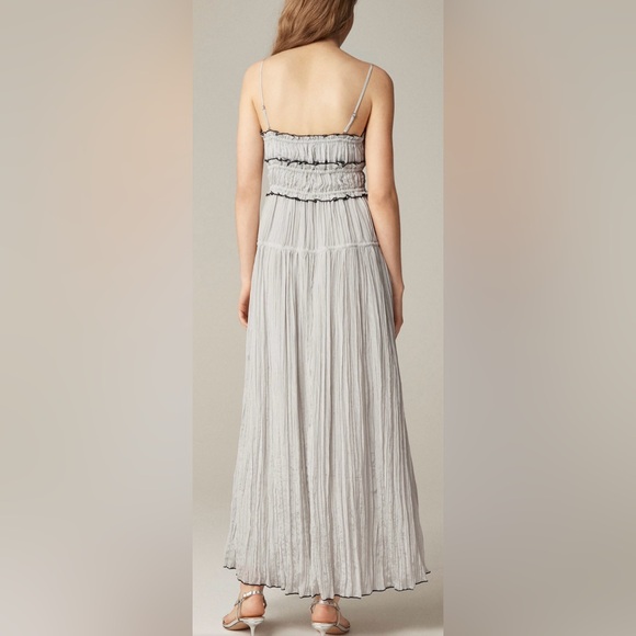 J. Crew Crinkled Ruffle Trim Dress - Picture 4 of 9